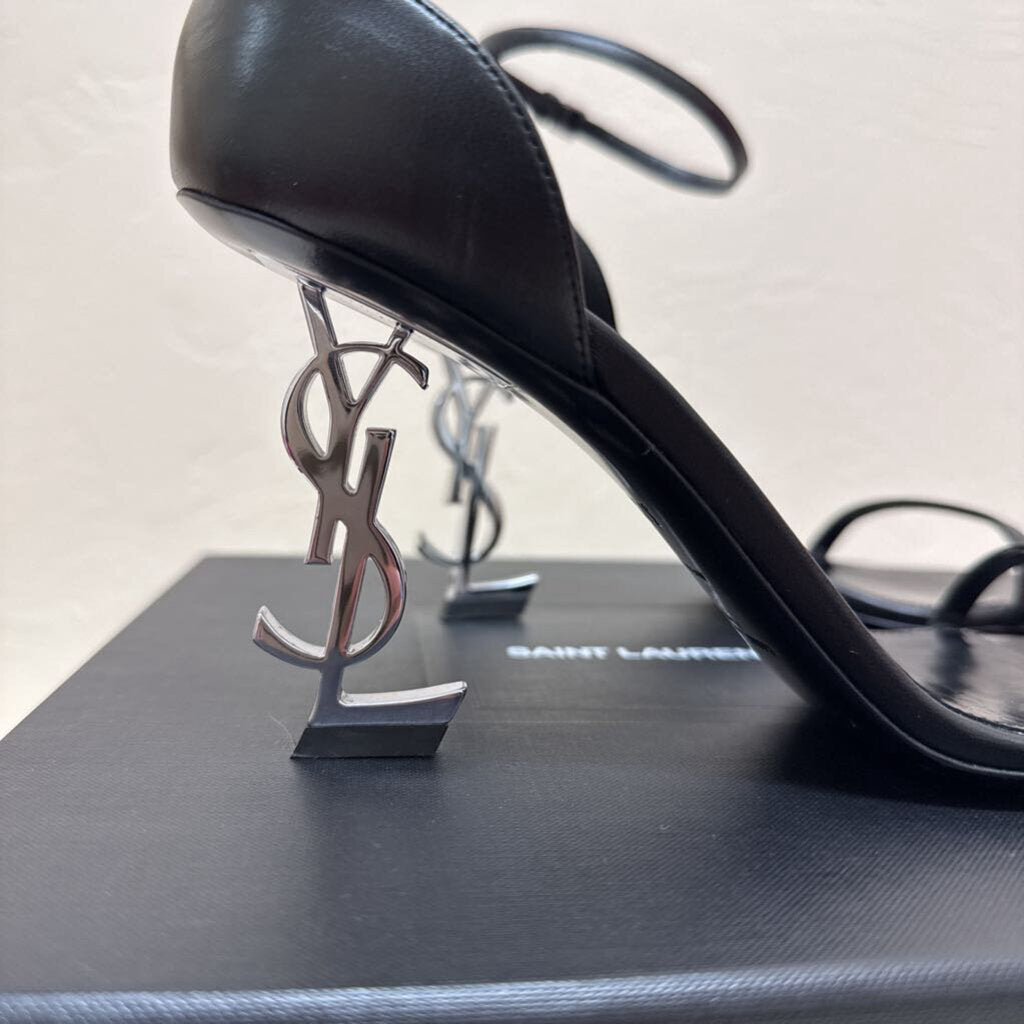 Black Calfskin Opyum Sandals