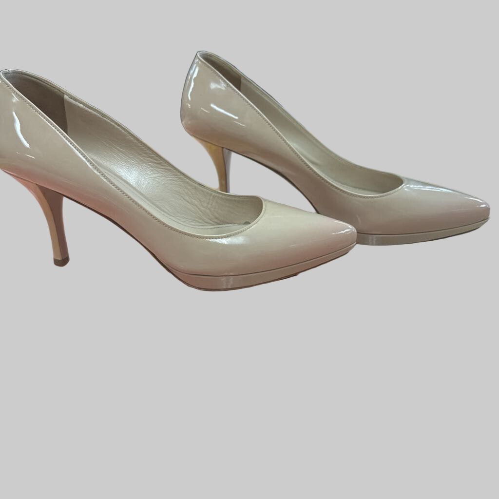Nude Leather Milano Pumps