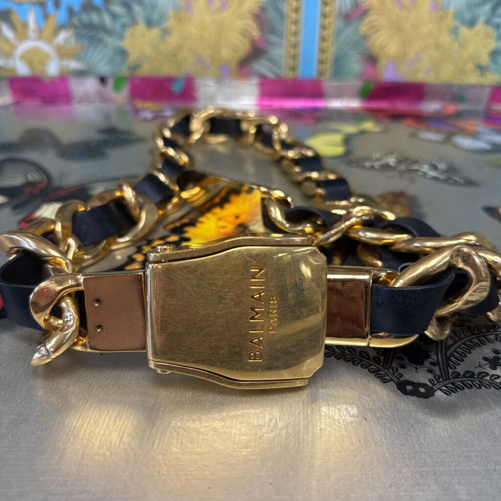 B-pilot chain and leather