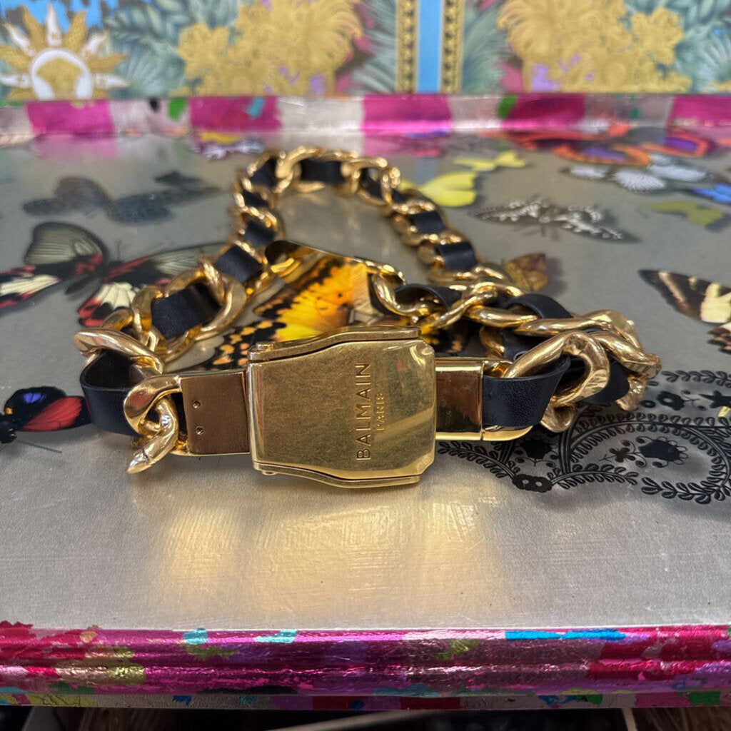 B-pilot chain and leather