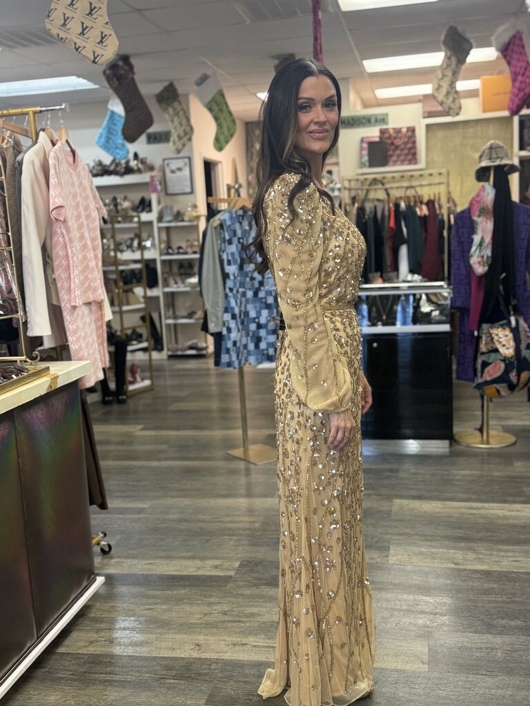 One Shoulder Sequin Dress