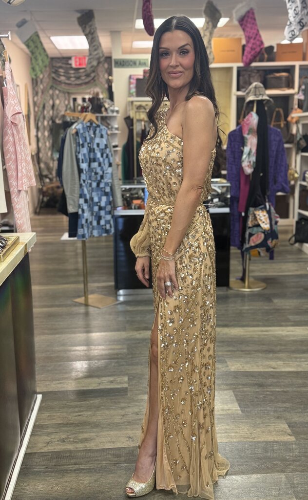 One Shoulder Sequin Dress