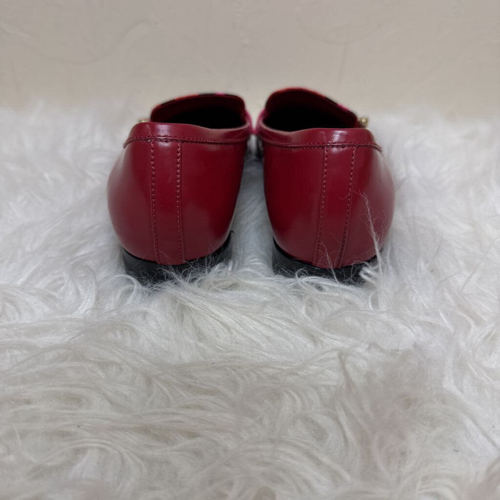 Leather Animal Print Loafers