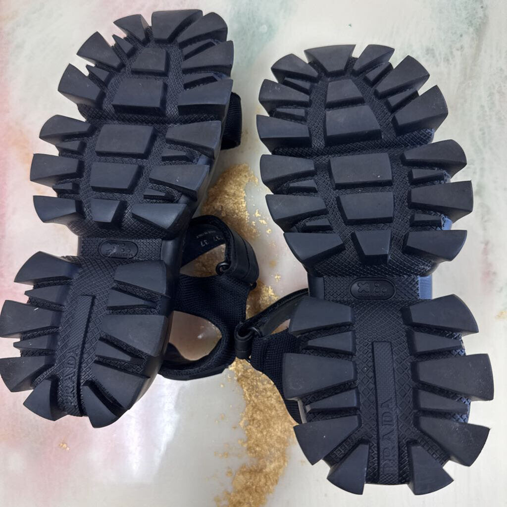 Prada Black Sandals