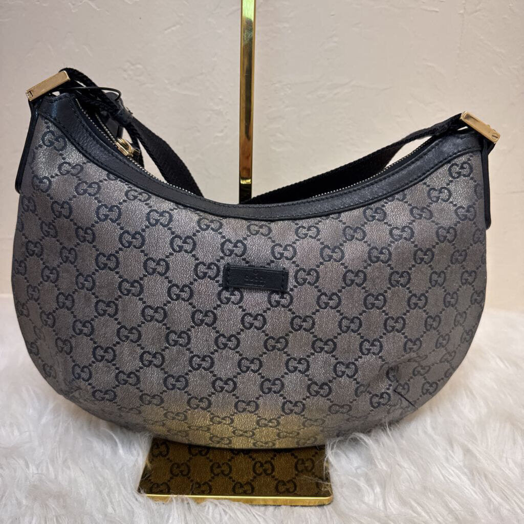Black and Gold GG Crossbody