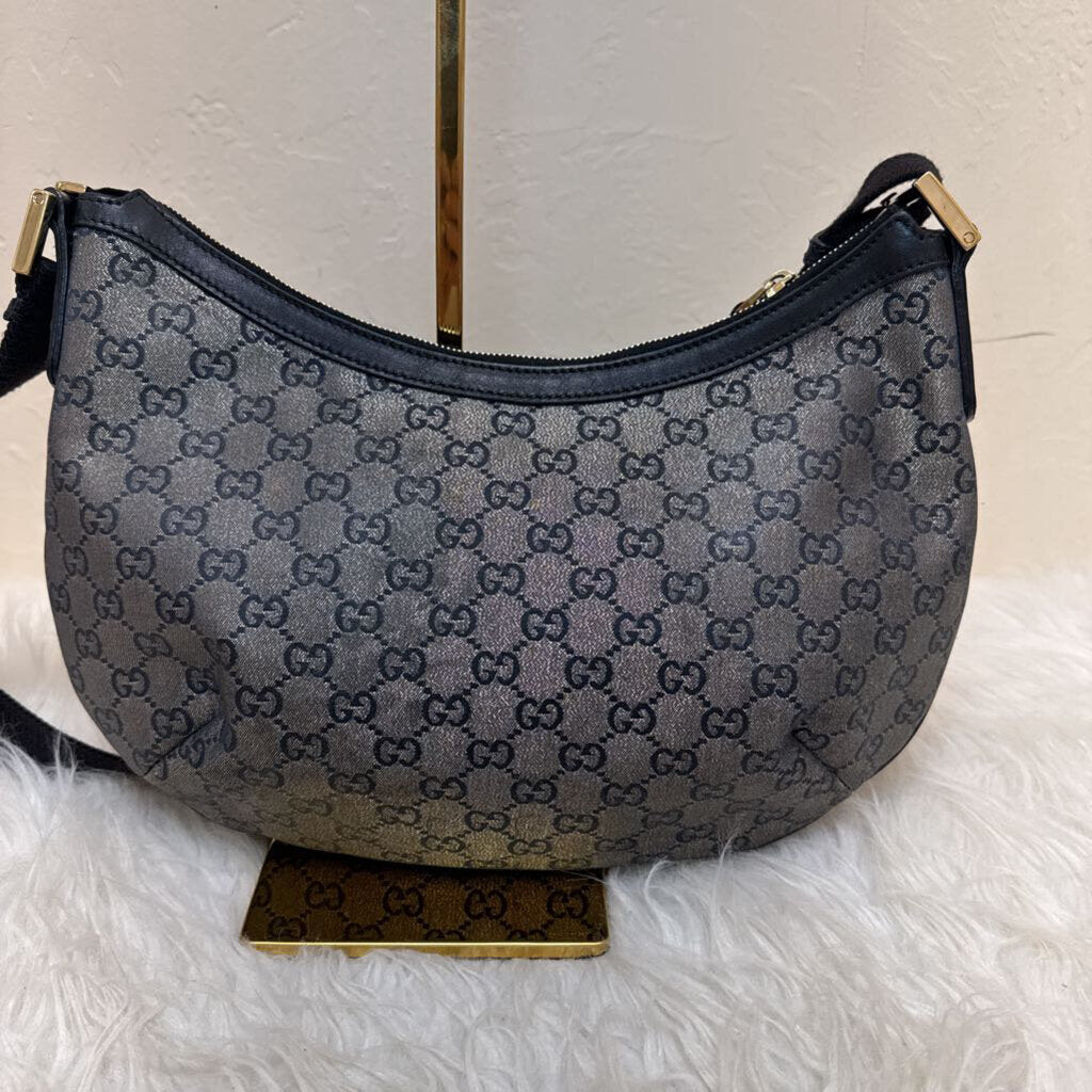 Black and Gold GG Crossbody