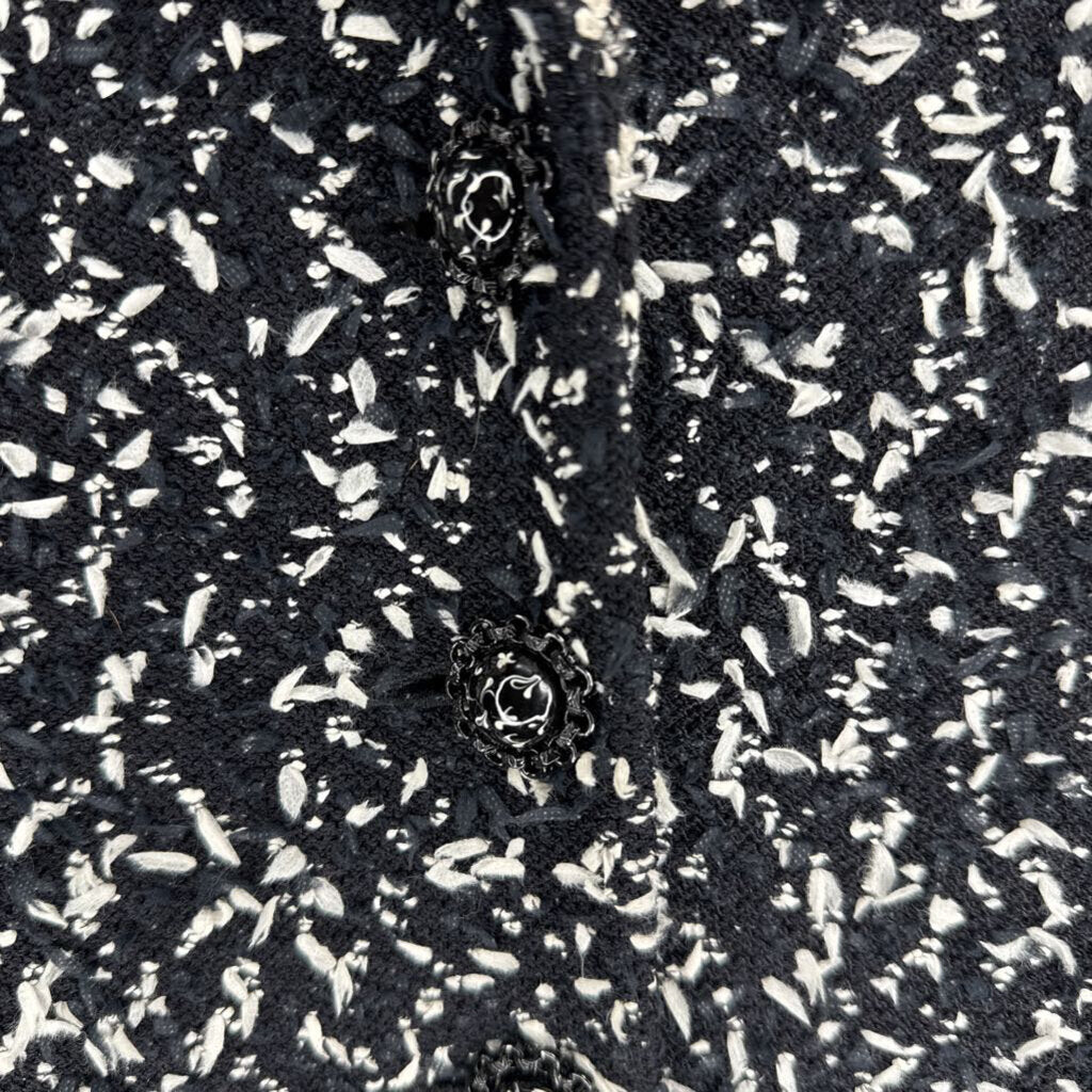 Black White Tweed Blazer