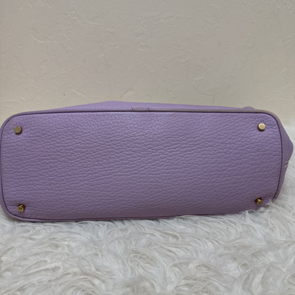 Leather Globe Lavender Large