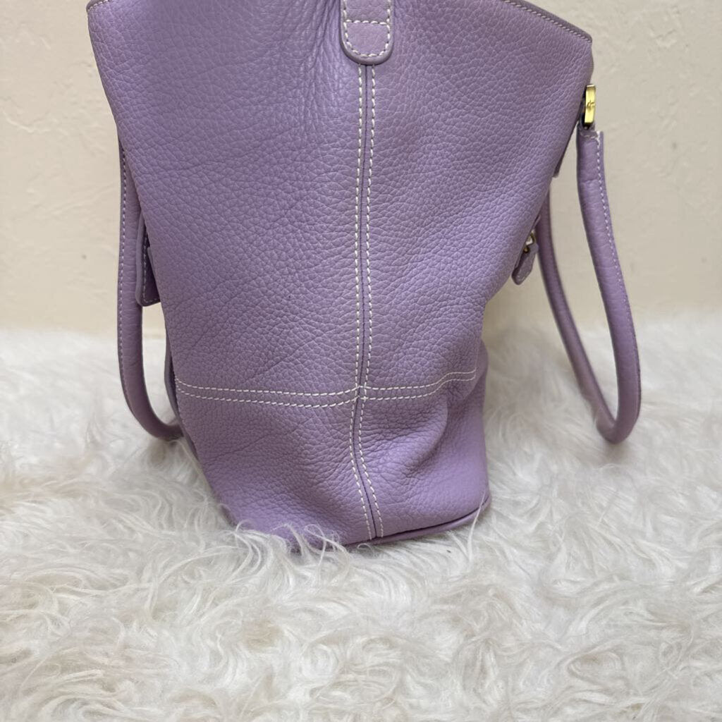 Leather Globe Lavender Large