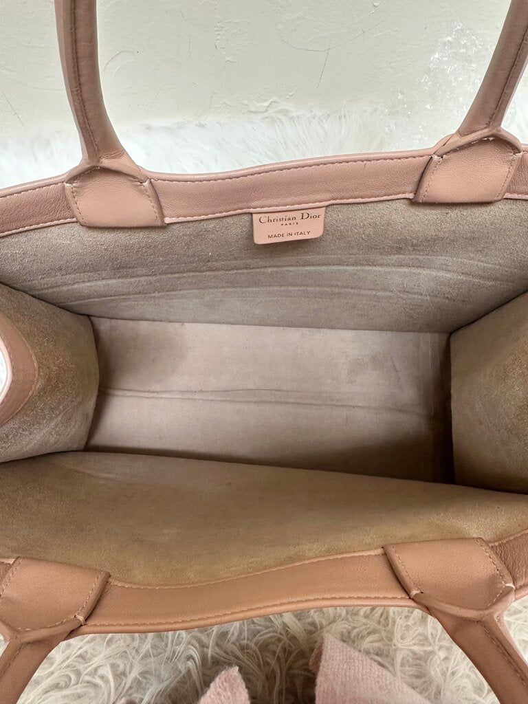 Medium Leather Book Tote