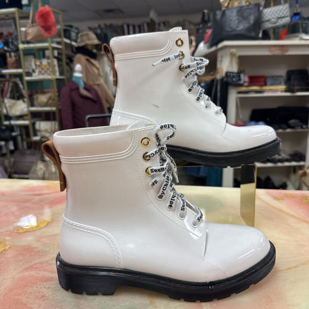 Patent Combat Boots