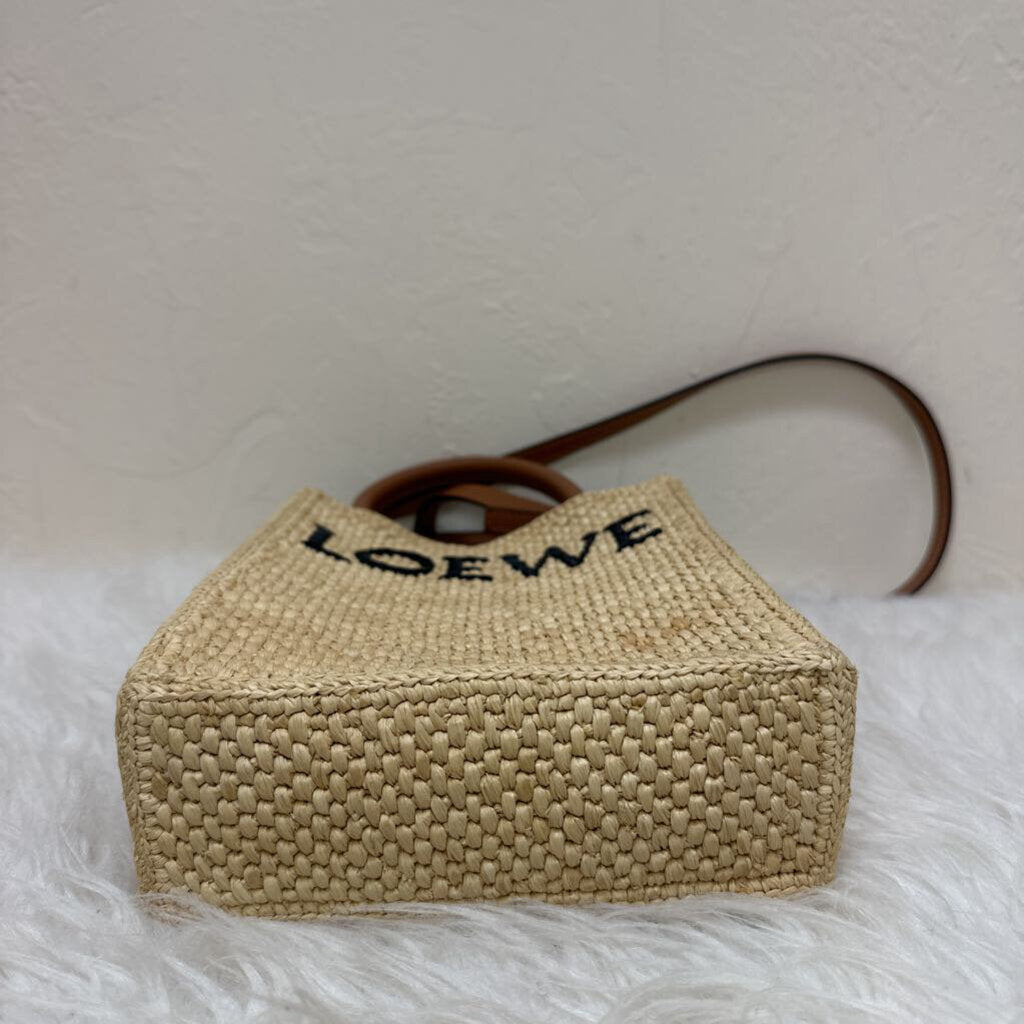Raffia Tote Crossbody