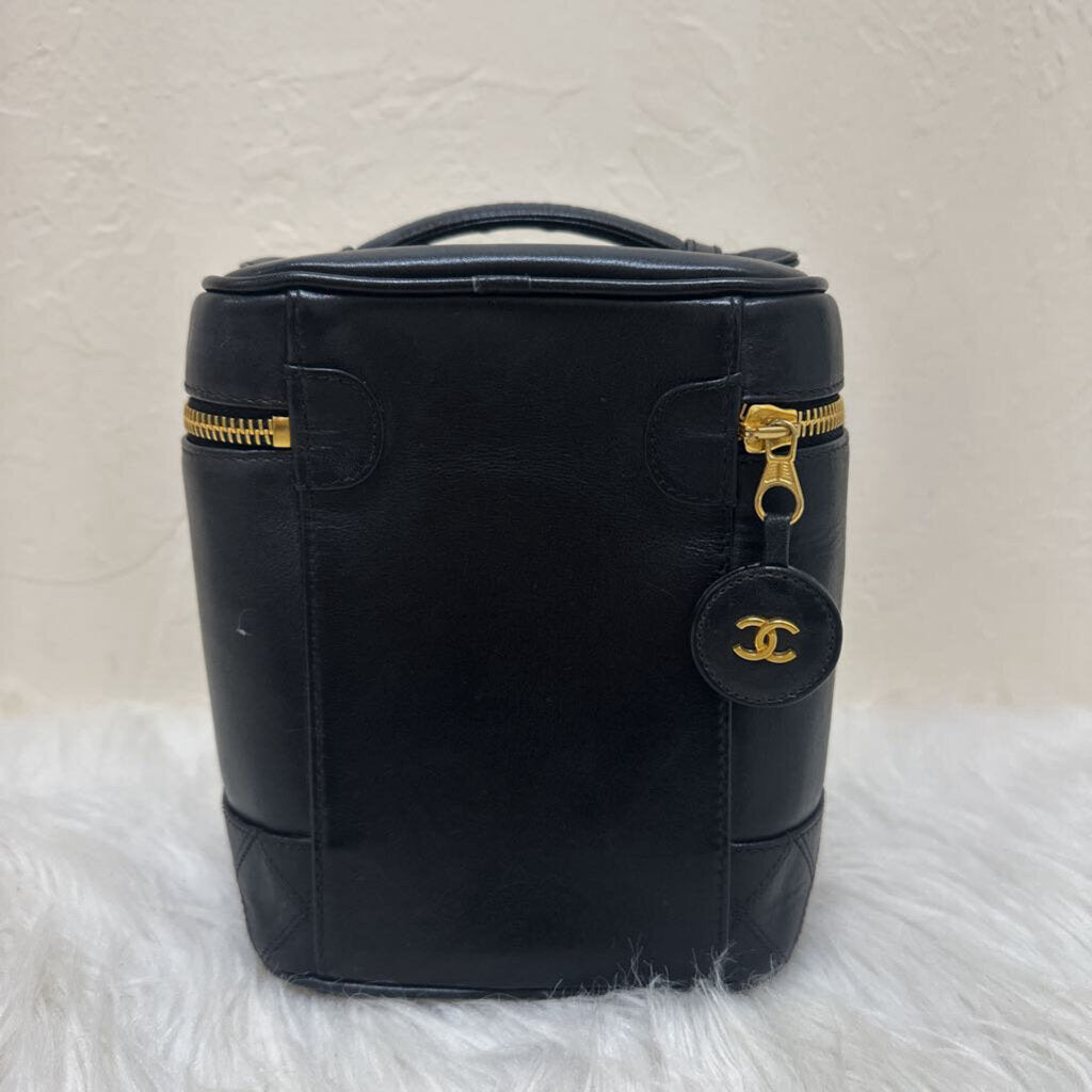 Vintage Lambskin Cosmetic Bag