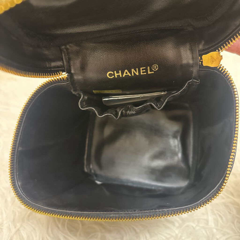 Vintage Lambskin Cosmetic Bag