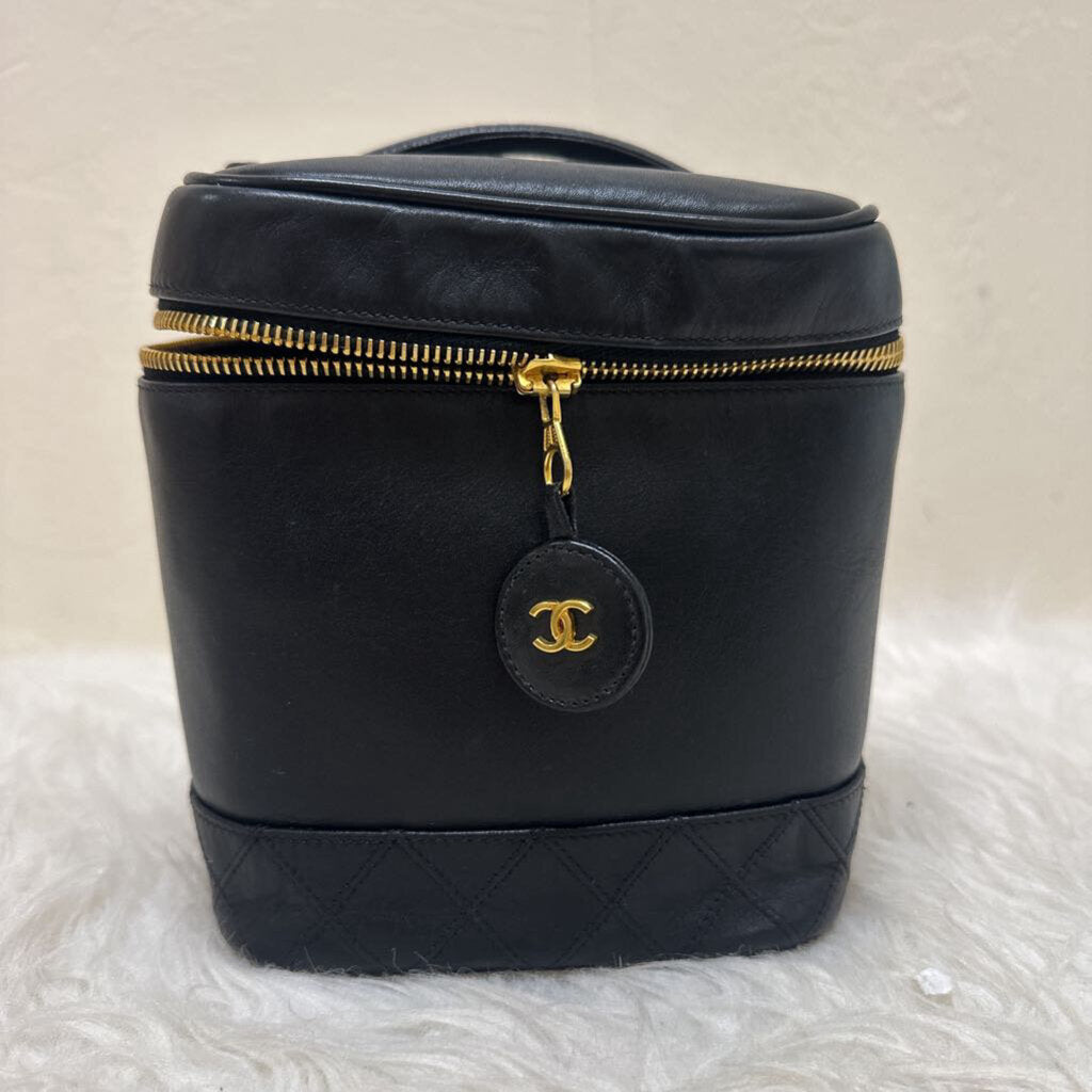 Vintage Lambskin Cosmetic Bag