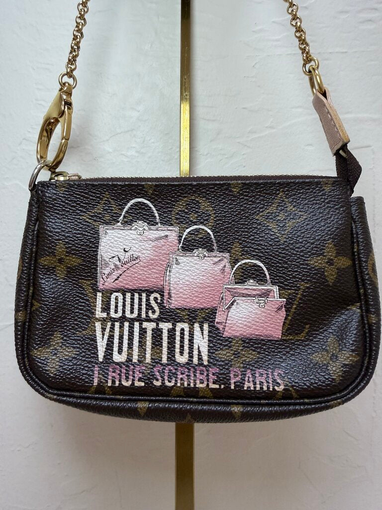 Monogram 1 Rue Scribe Paris Pochette