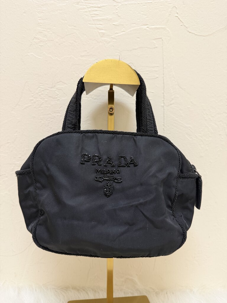 Tessuto Nylon Beaded Handbag