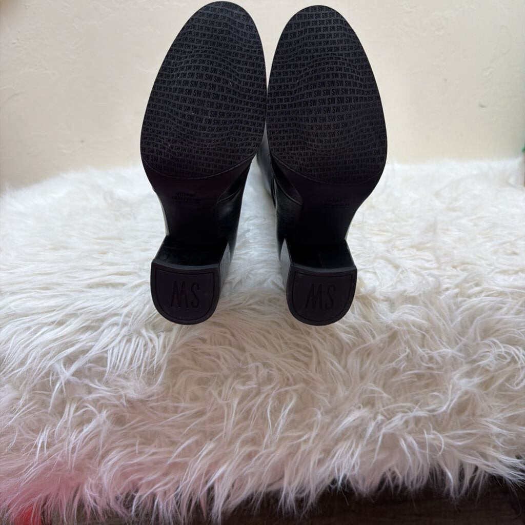 Black Napa Leather Over the Knee Boots