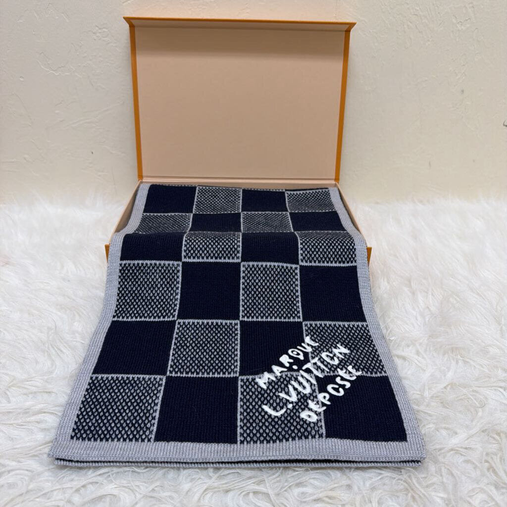 Damier Heritage Print Scarf