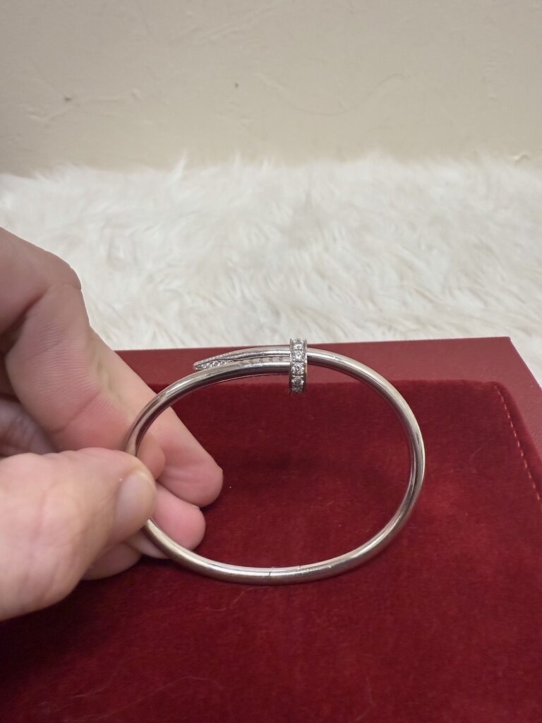 Juste un Clou bracelet, classic model, diamonds