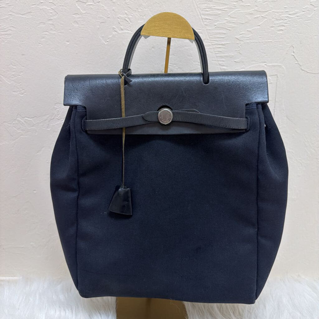 Black Toile Herbag A Dos Zip Backpack