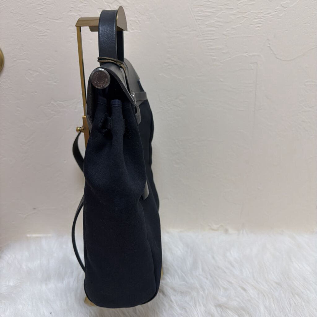 Black Toile Herbag A Dos Zip Backpack