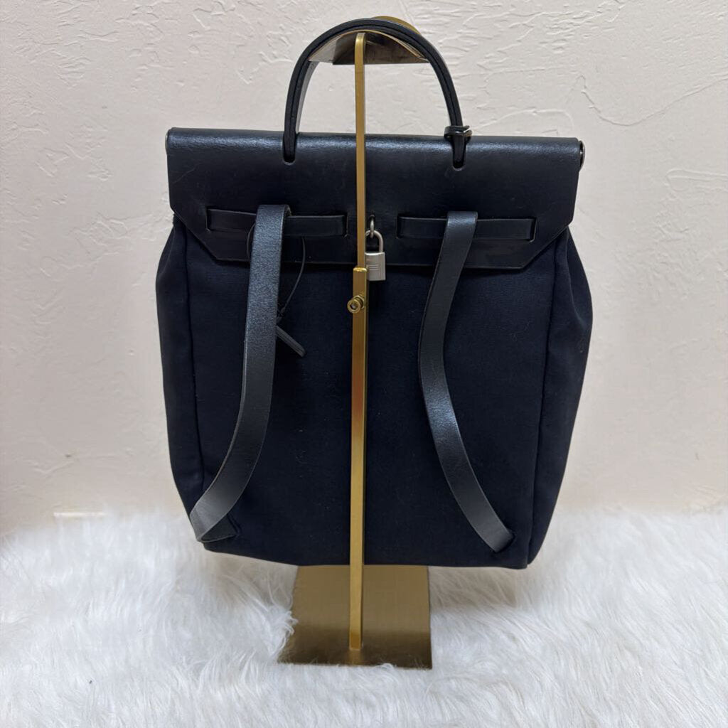 Black Toile Herbag A Dos Zip Backpack