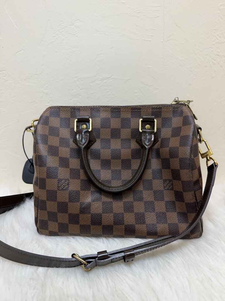 Damier Ebene Speedy 25 w/ Bandouliere