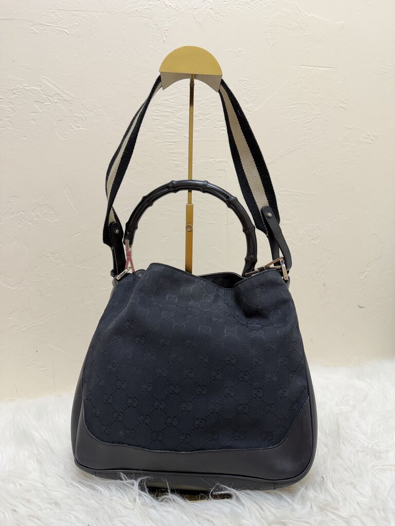 GG Bamboo Handle 2-Way Shoulder Bag