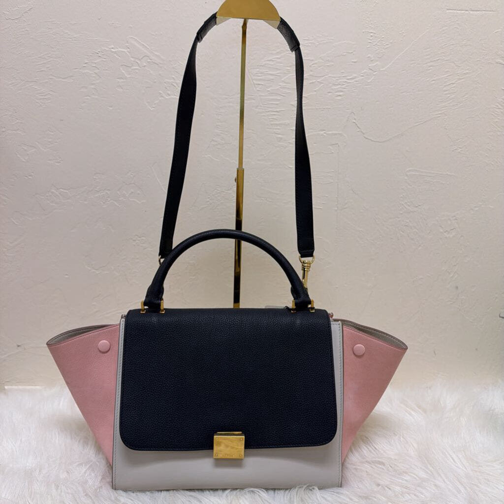 Trapeze Leather Handbag