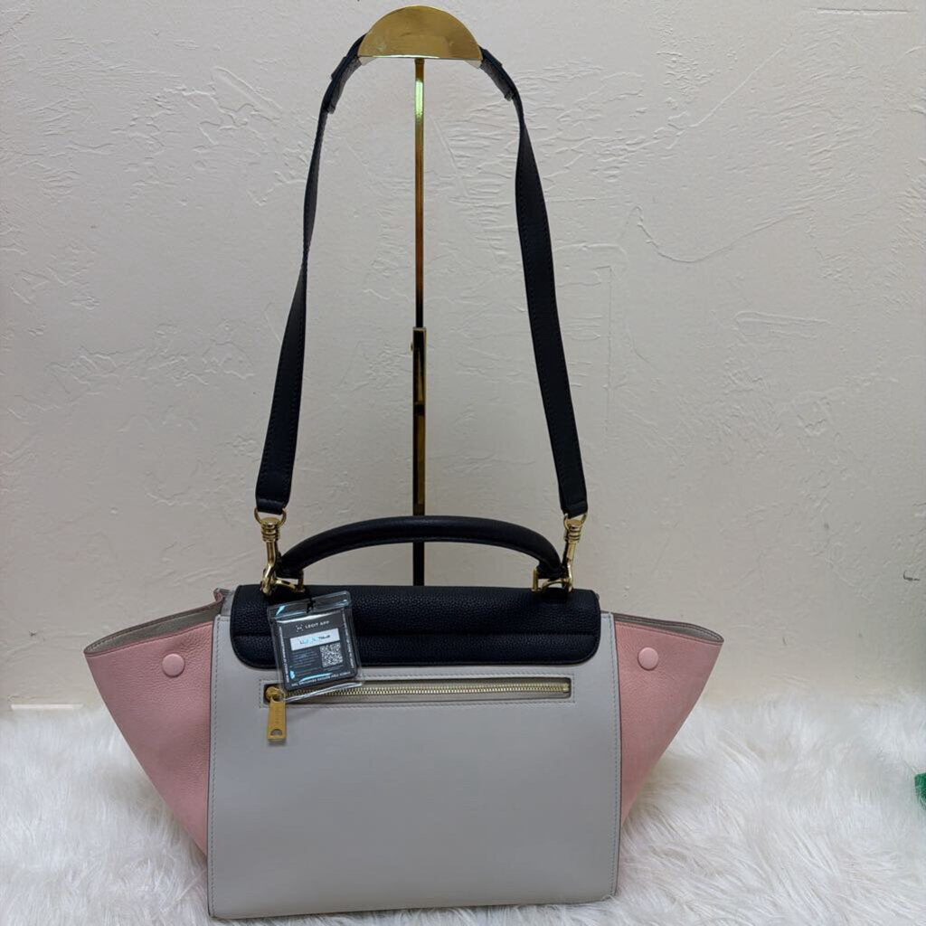 Trapeze Leather Handbag