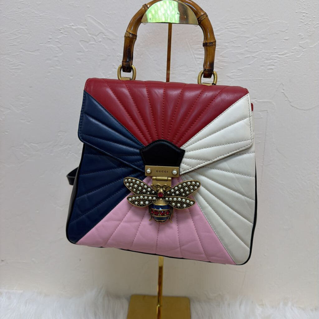 Queen Margaret Faux Pearl Backpack