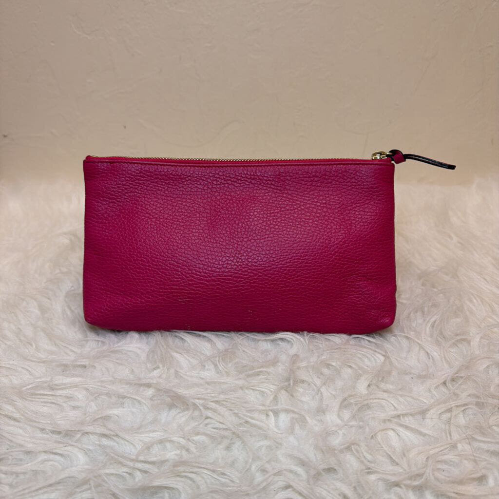 Pink Leather Pouch