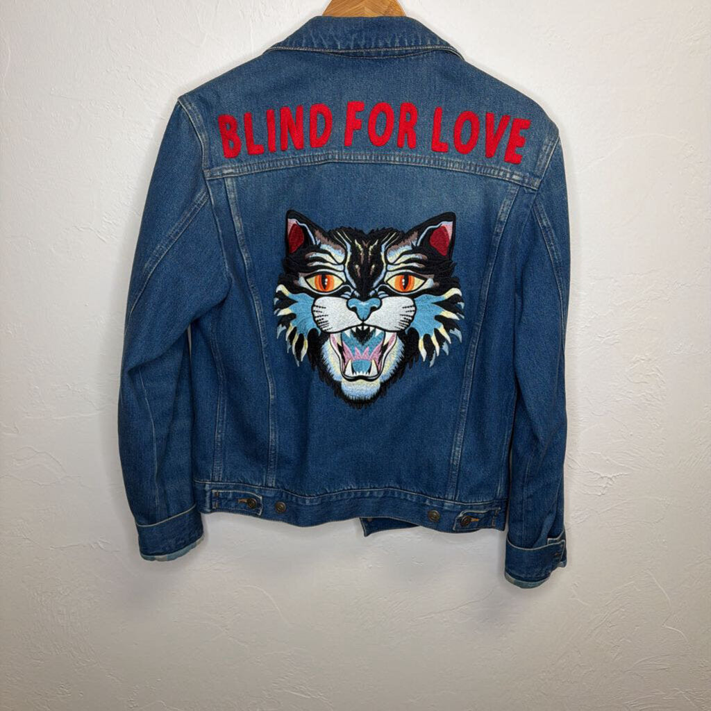 'Blind for Love' Denim Jacket