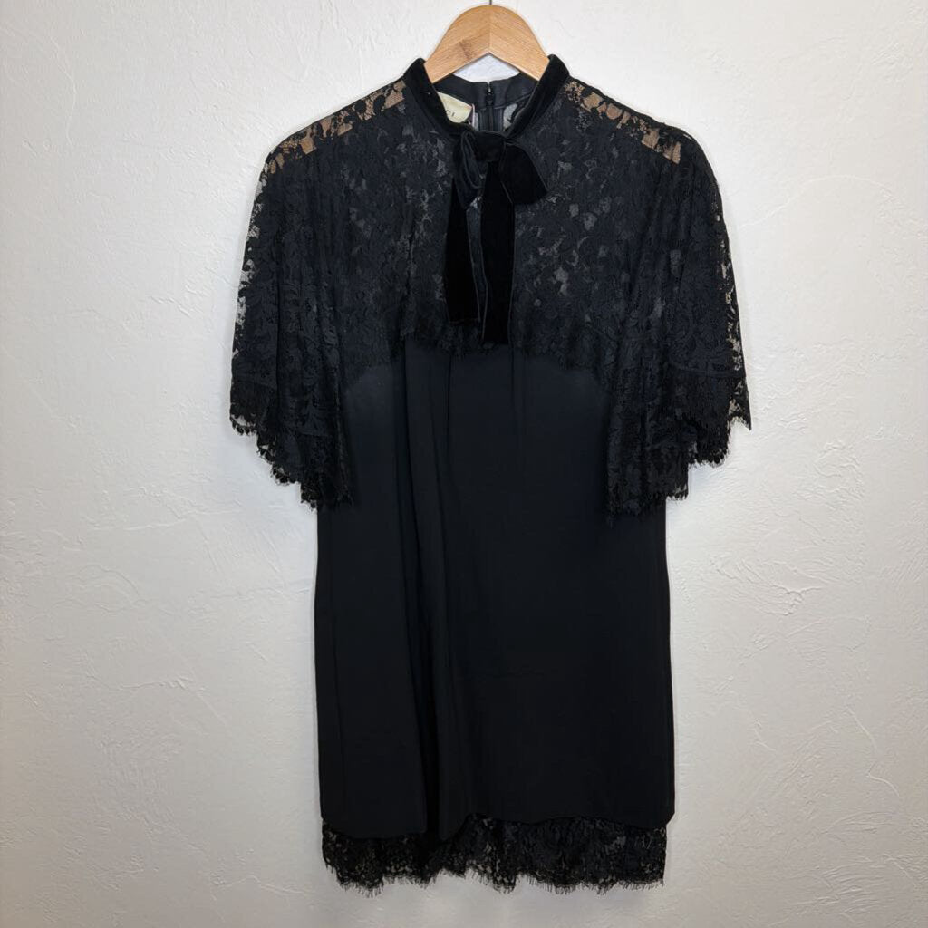 Lace Dress with Neck Tie