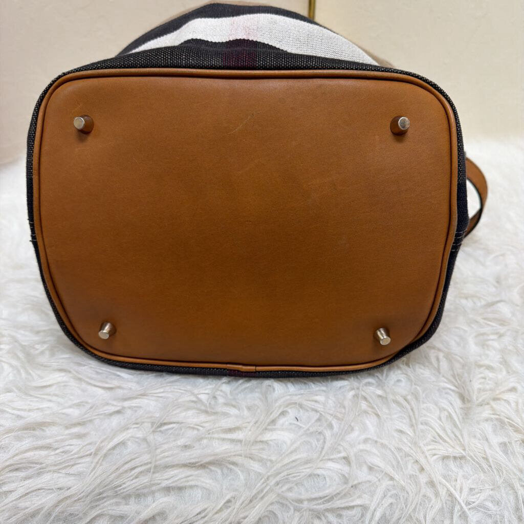 Ashby Tassel Medium Canvas and Calfskin leather