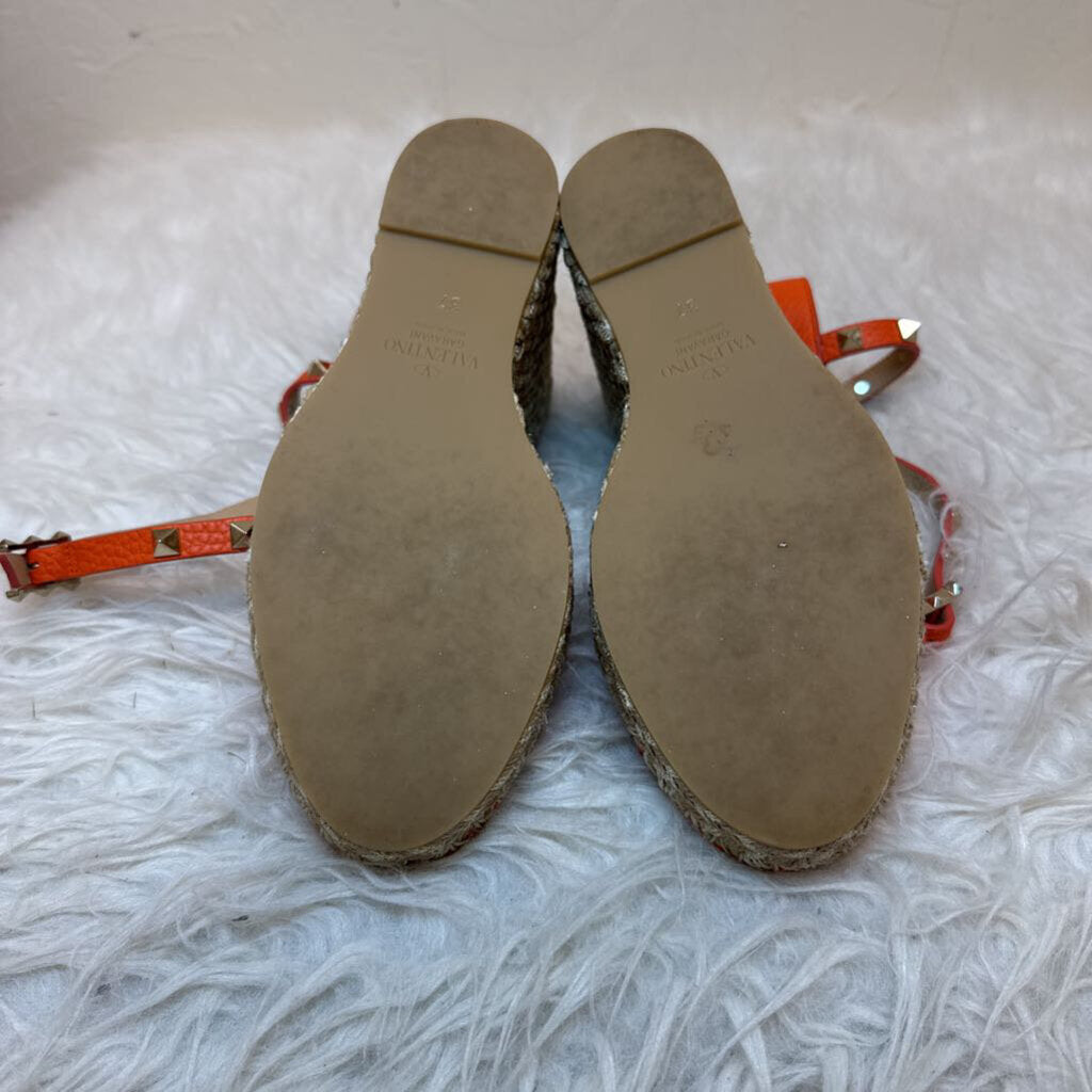 Garavani Rockstud Espadrille Wedge (Dust bag)