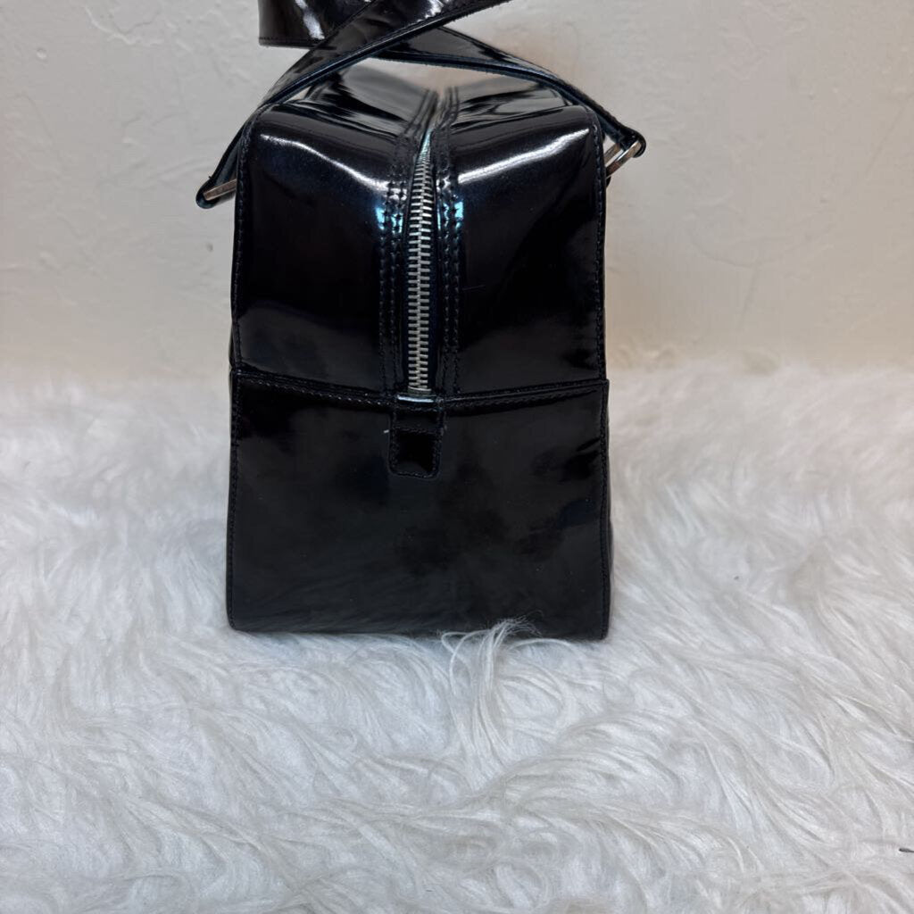 Chocolate Bar CC Bowler Bag Quilted Patent Medium