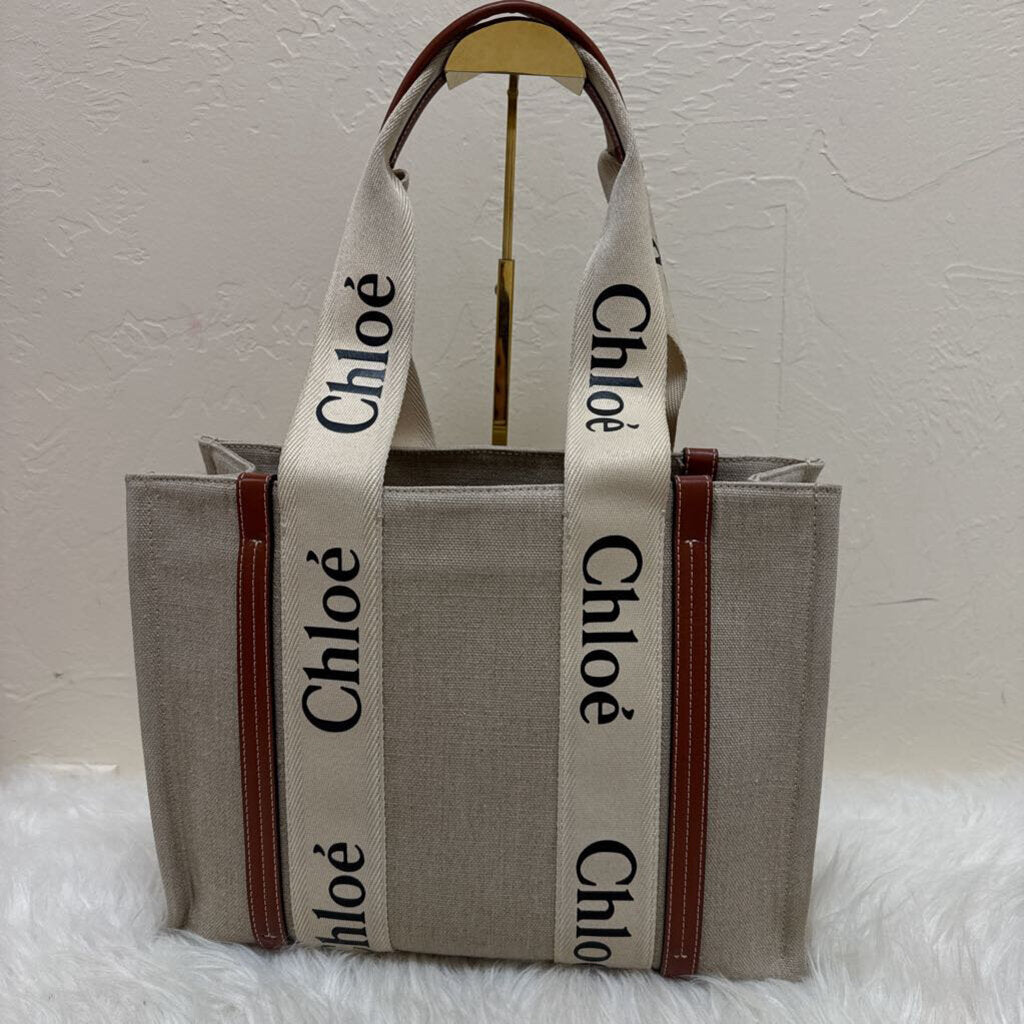 Medium Woody Canvas Tote