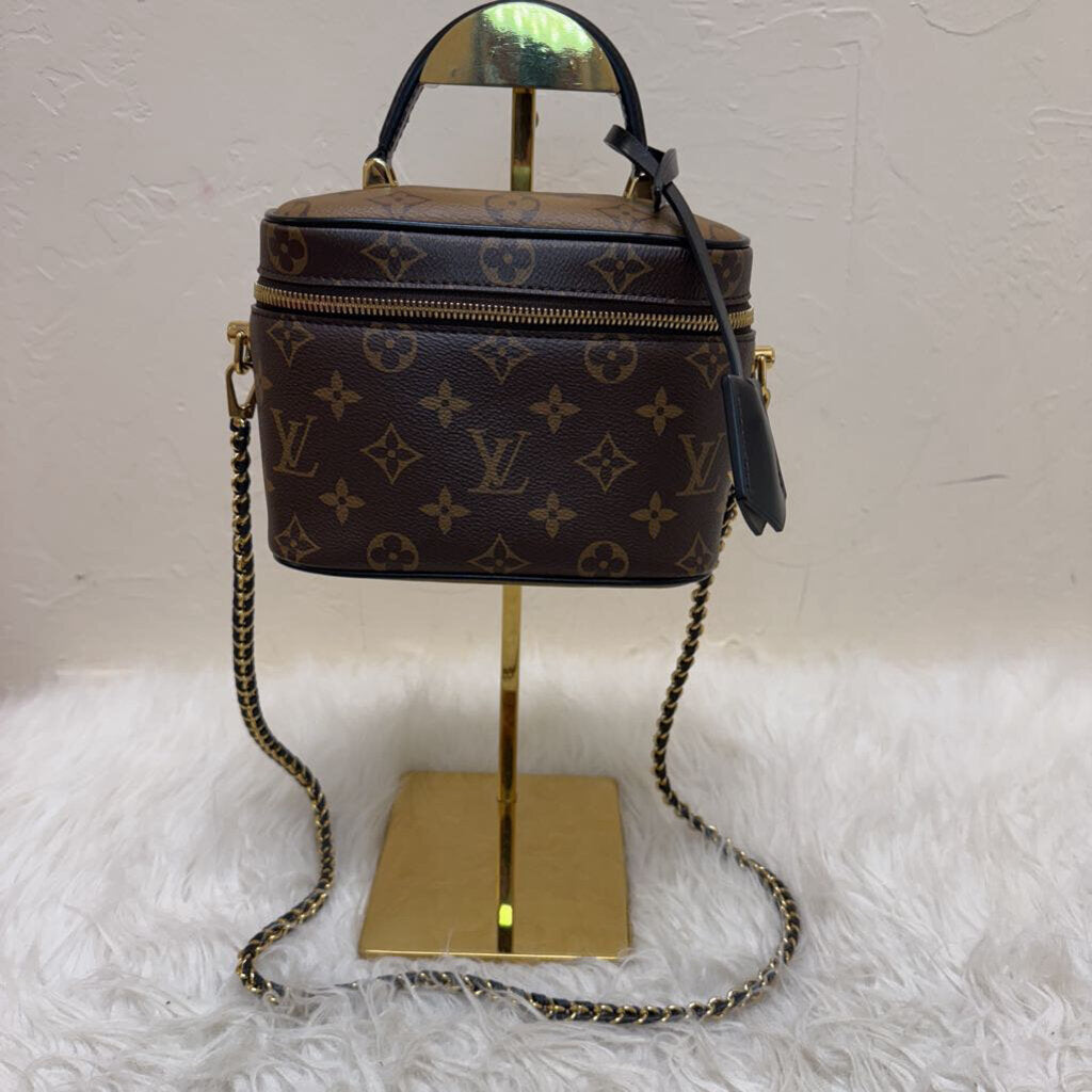 Reverse Monogram Vanity PM w/ Braided chain