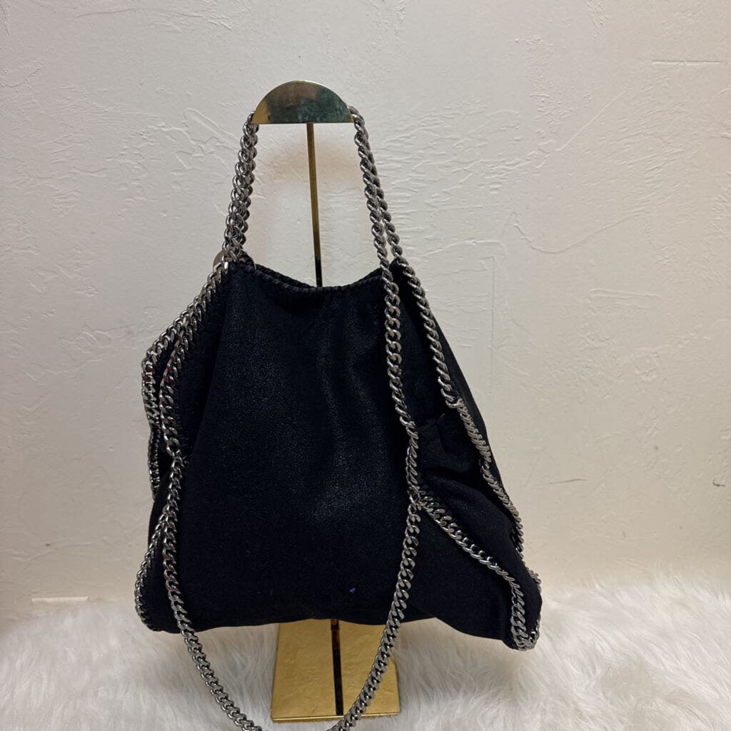 Vegan Suede Top Handle Bag