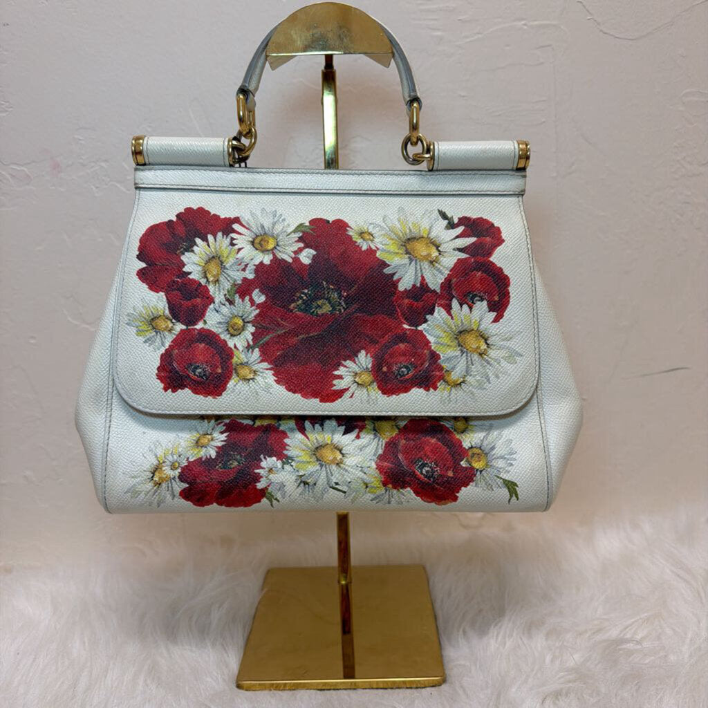 Medium Sicily w/ Poppy & Daisy Floral Print