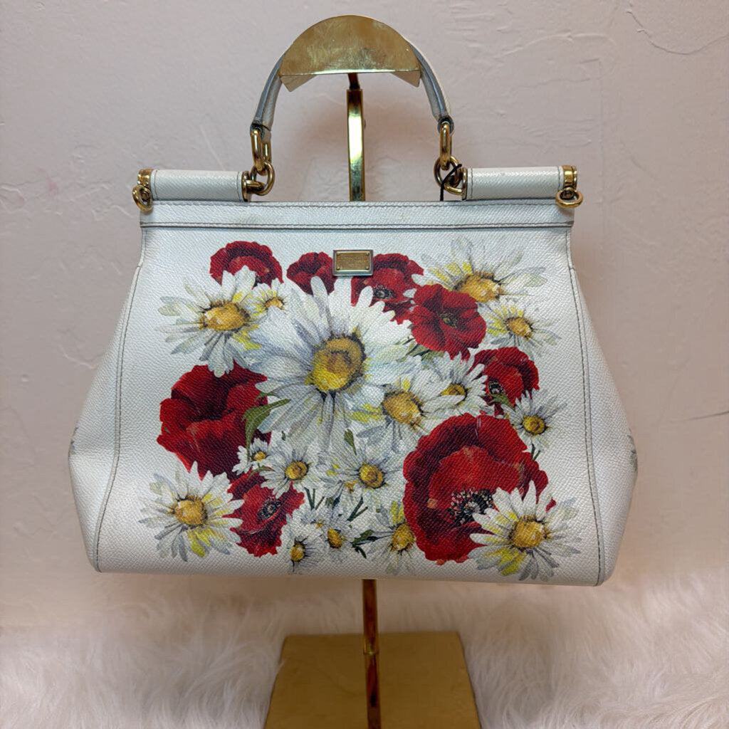 Medium Sicily w/ Poppy & Daisy Floral Print