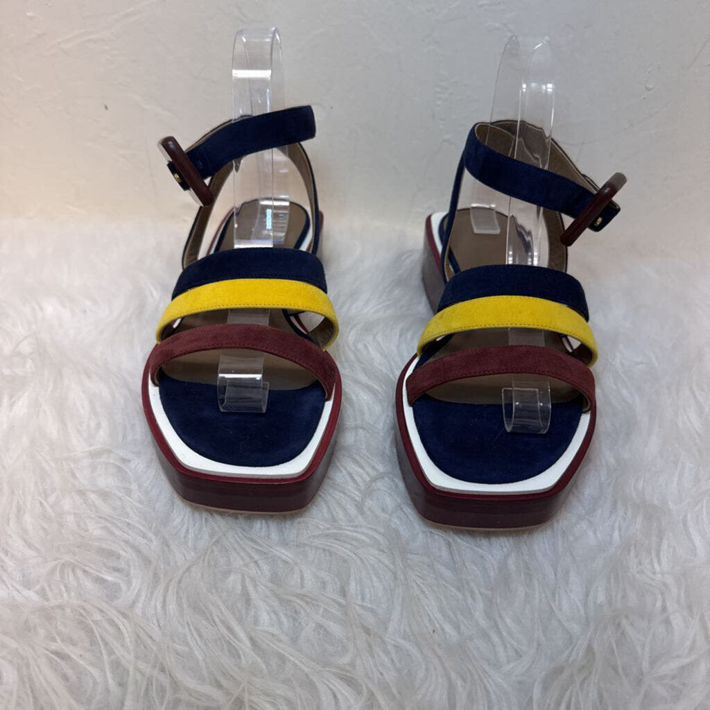 Suede Platform Sandals