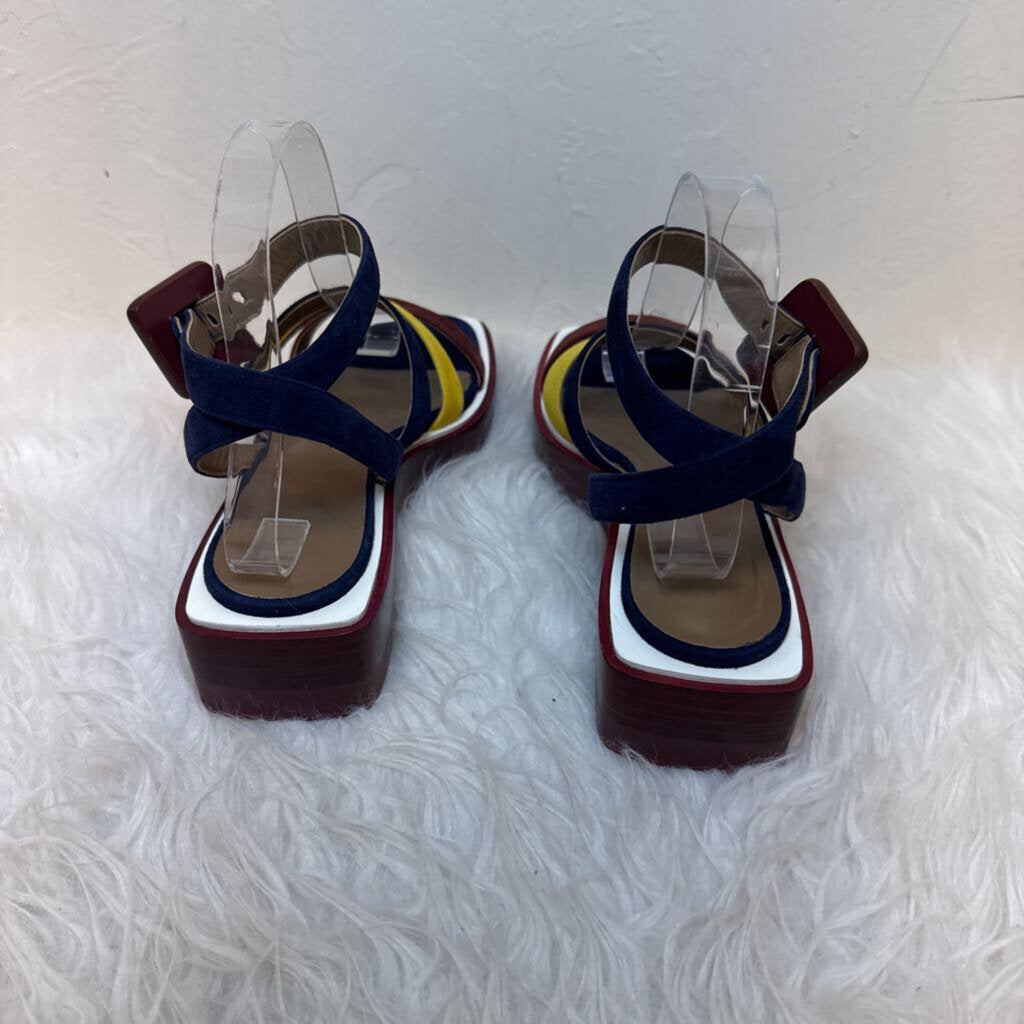 Suede Platform Sandals