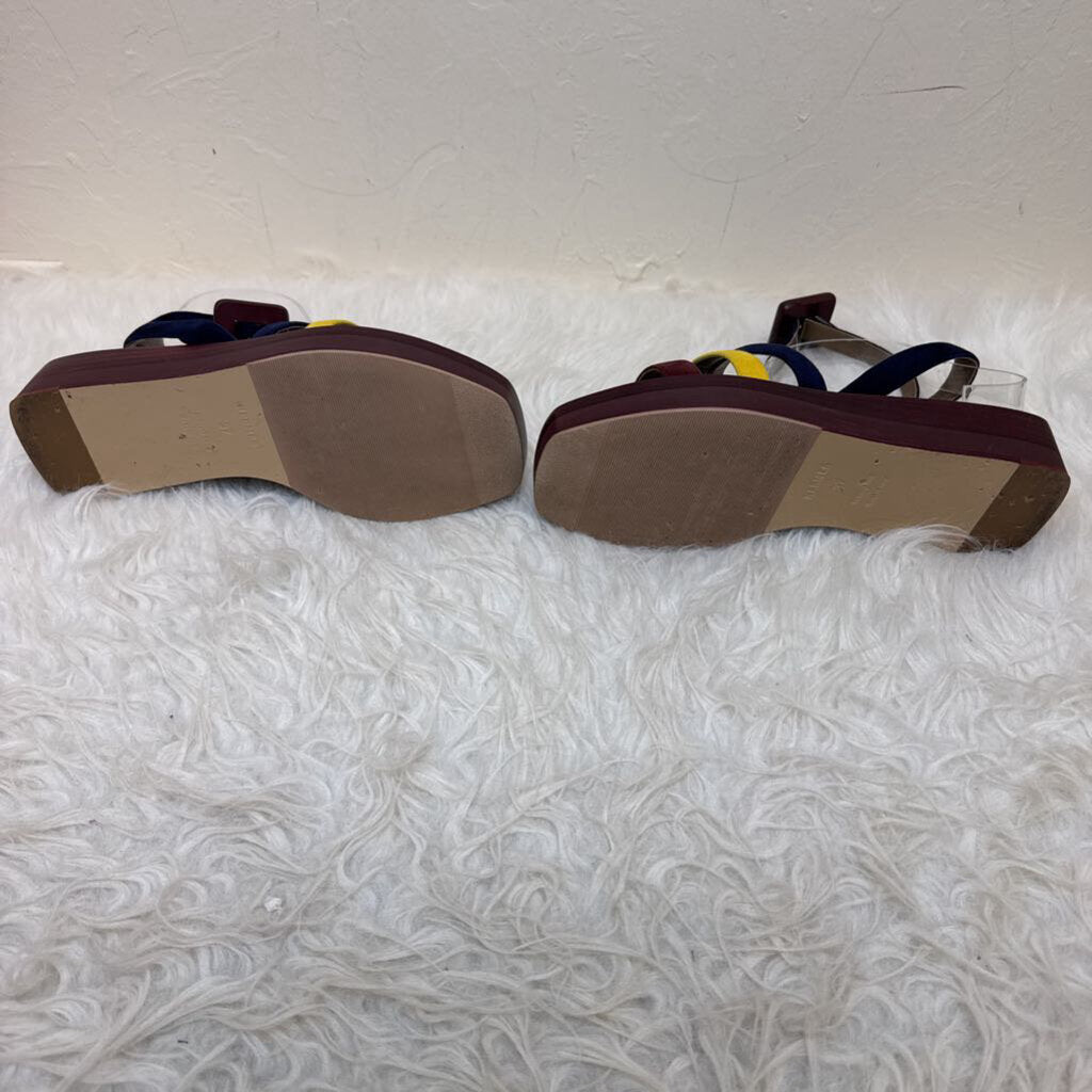 Suede Platform Sandals