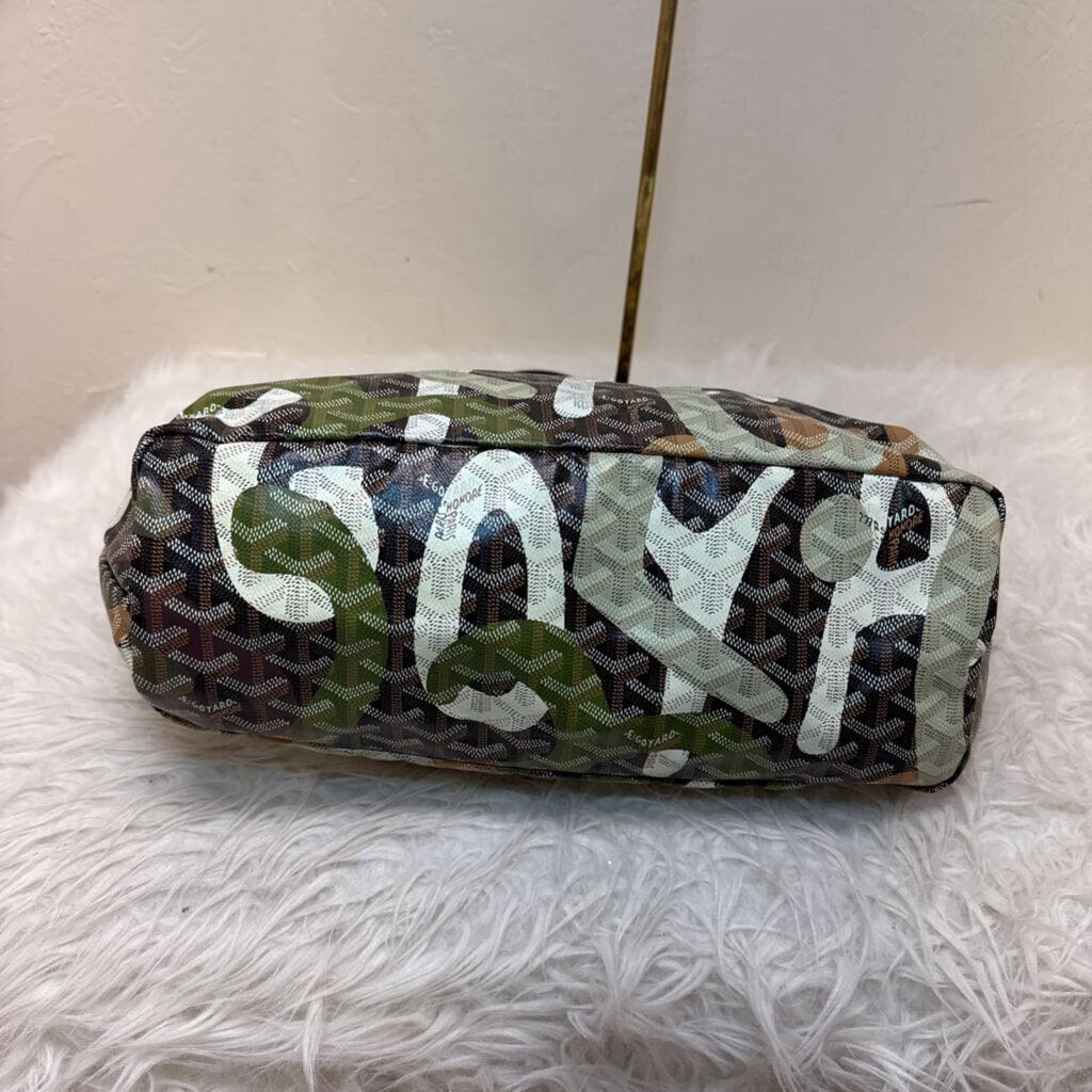 Goyardine Saint Louis Lettres Camouflage PM w/ Pouchette