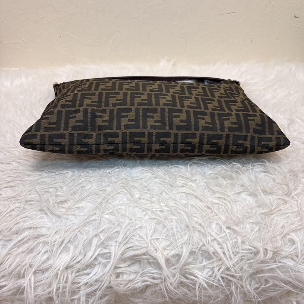 Zucca Canvas w/ Brown Leather Trim