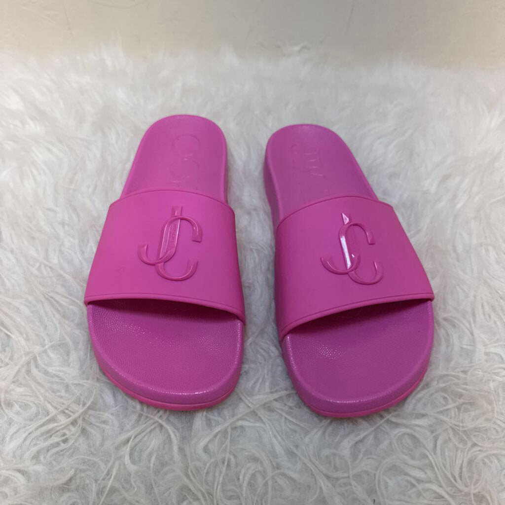 Pink Logo Slides