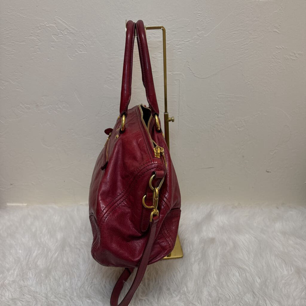 Vitello Shine Shopping Satchel